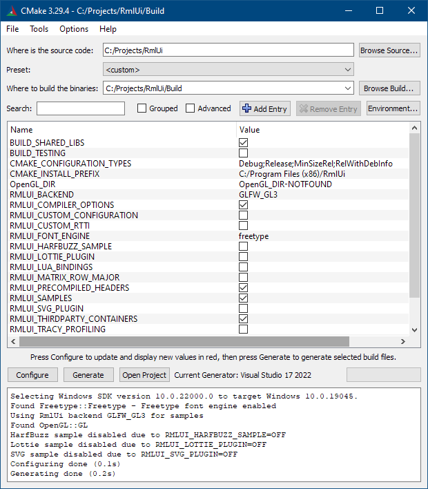 visual studio cmake dll path